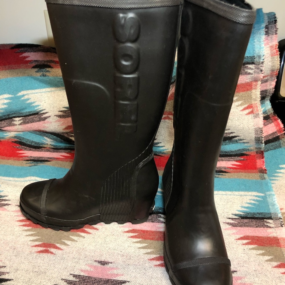 NWT Sorel JOAN RAIN WEDGE TALL